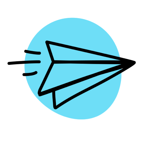 SPI Community Start tier paper airplane icon